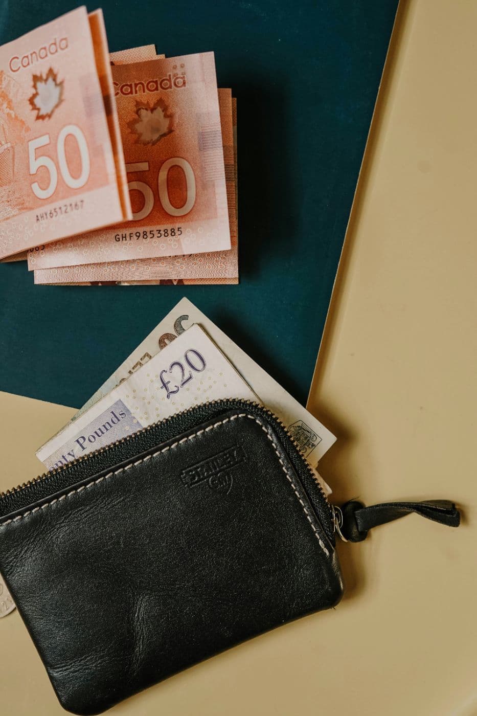 Cash CAD and GBP